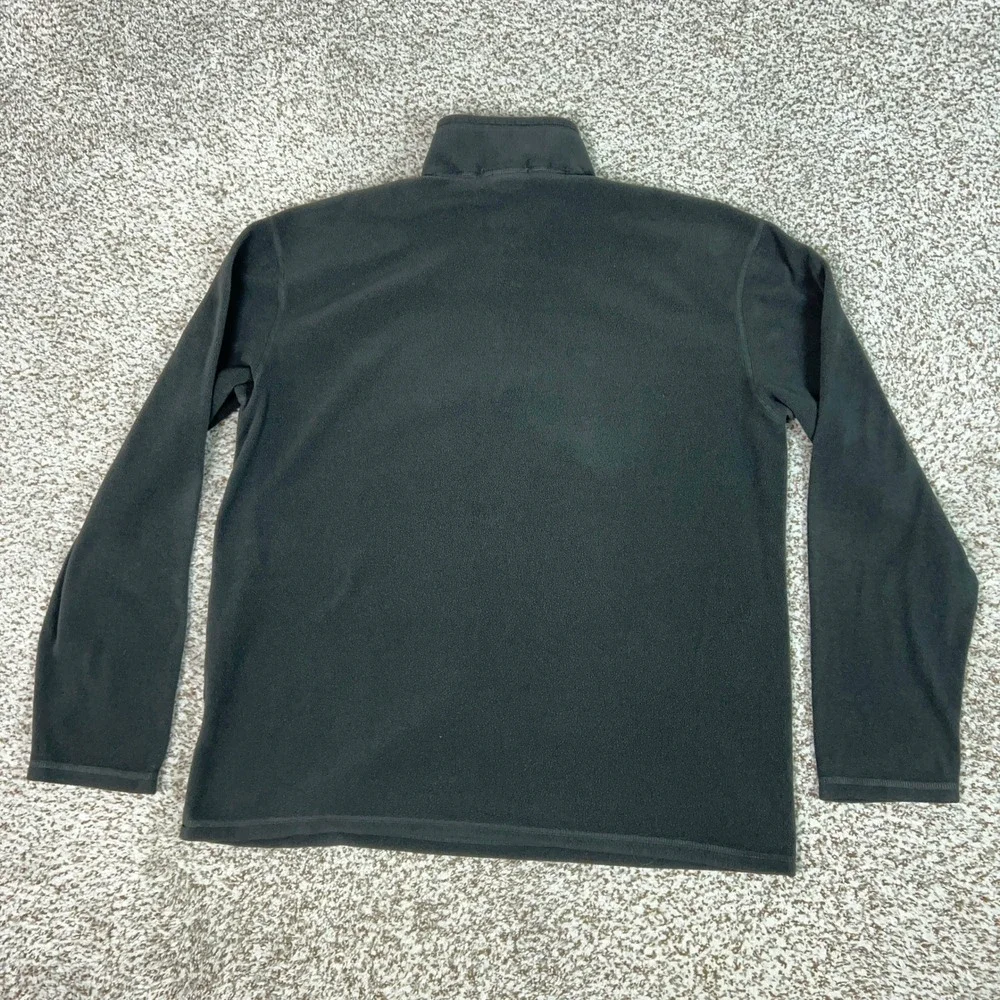 The North Face Fleece Pullover Mens Large Gray Hiking TKA 100 Quarter Zip Gorp